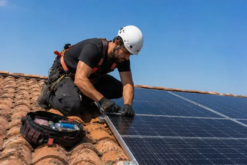 Maintenance et monitoring de panneaux solaires à Bretagne-de-Marsan